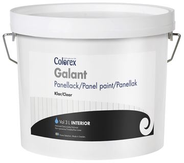 Klar lak - Colorex -  vandbaseret - Galant 15 - Halvmat - 9 l